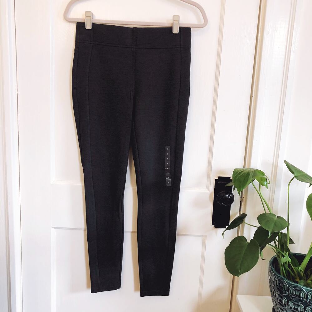 LOFT Charcoal Gray Ponte Leggings - Size Small - NWT